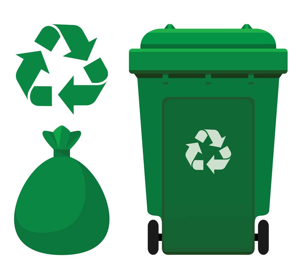 image of a recycling bin